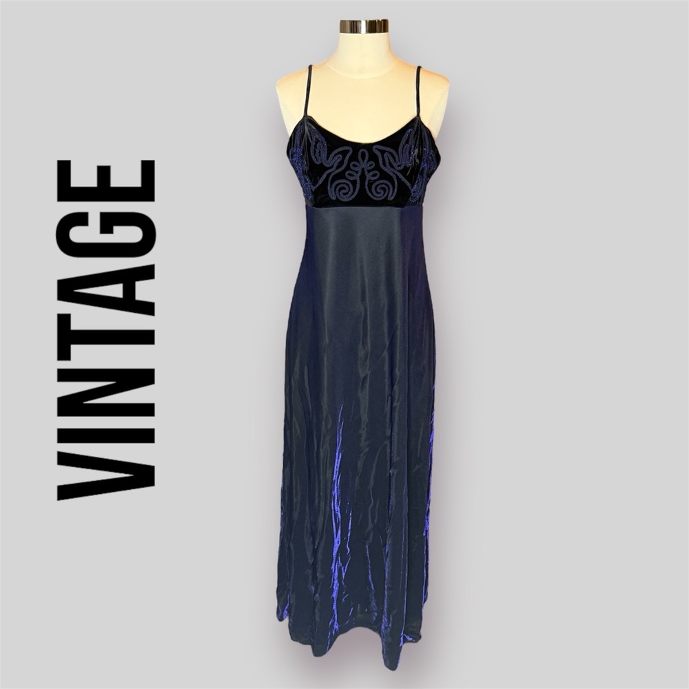 Vintage Velvet Sheen Dress